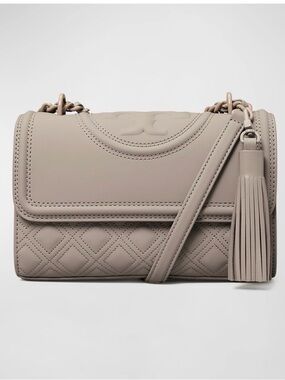 Tory Burch Quilted Convertible Crossbody Bag in Herone